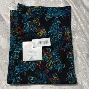 LuLa Roe Colorful Floral skirt